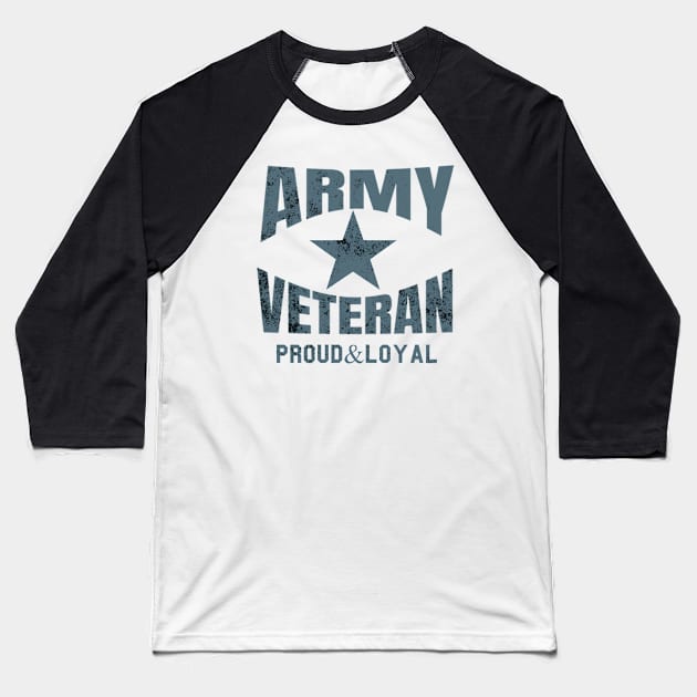 Army Veteran Day Baseball T-Shirt by DHdesignerPublic